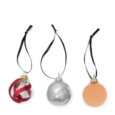 Riviera Maison Christmas Memories Mini Christmas balls - Mini ball set - 9 pieces - Glass - Multi - (Ø) 3.5 on sale